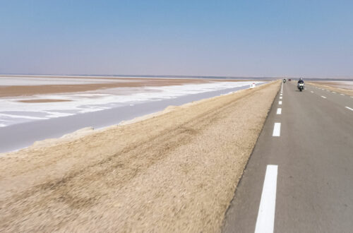 Désert du Chott El Jerid en Tunisie